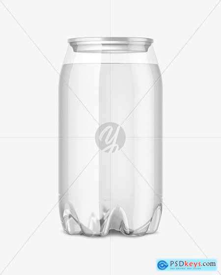 Clear PET Water Can Mockup 77046