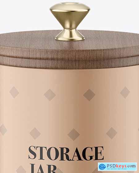Matte Storage Jar Mockup 76819