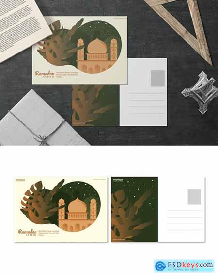 Ramadan Kareem - Postcard Design