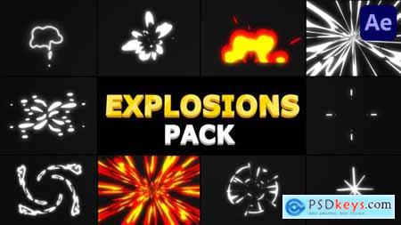 Cartoon Explosions Pack - After Effects 31259681