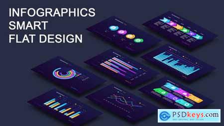 Infographics smart flat design 23493675