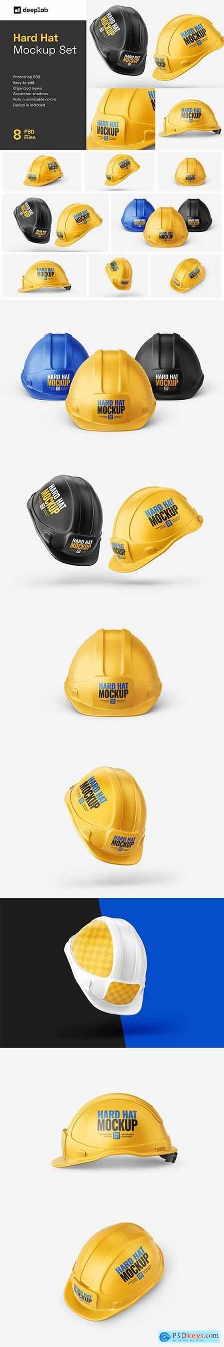 Construction Hard Hat Mockup Set 5997098