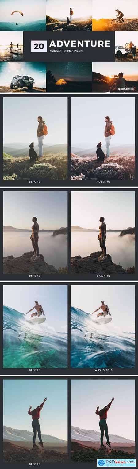 20 Adventure Lightroom Presets and LUTs