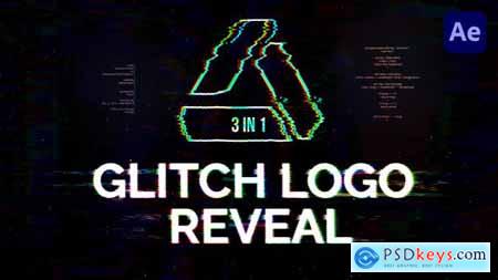 Glitch Logo Reveal 30775609