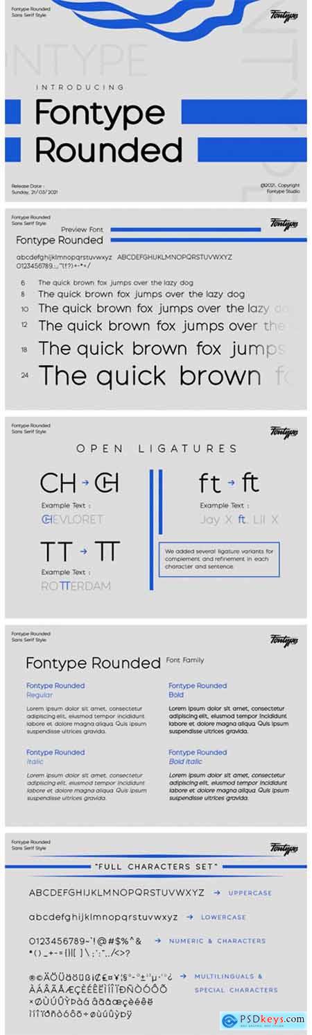 Fontype Rounded Font
