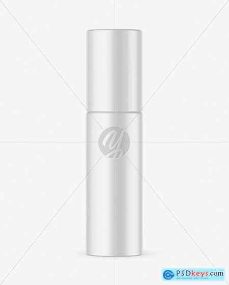 Matte Cosmetic Bottle with Pump Mockup 77159