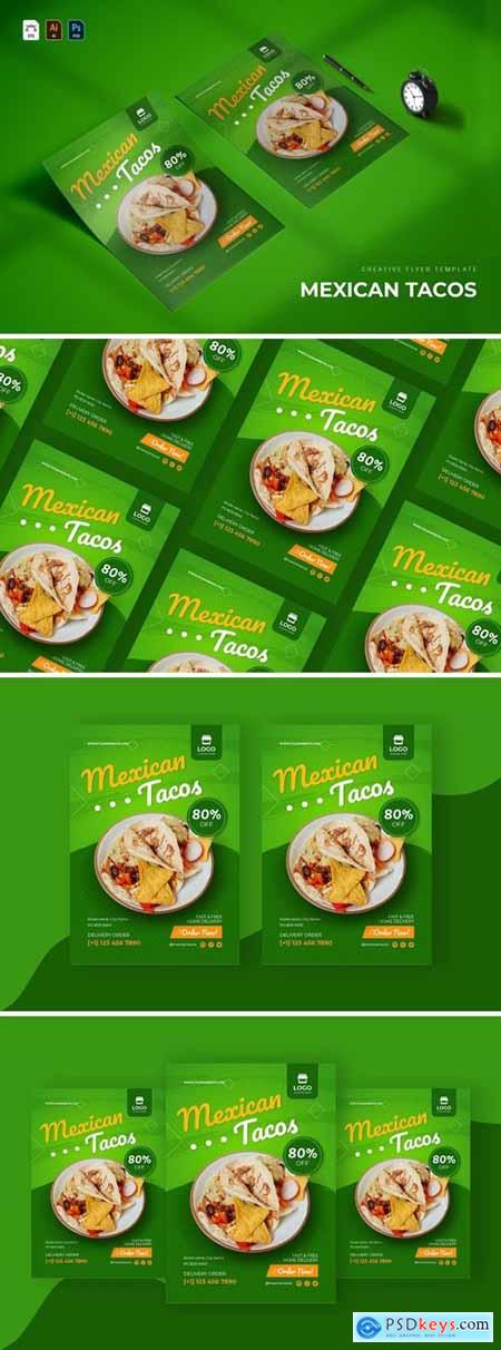 Mexican Tacos - Flyer
