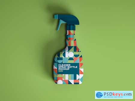Cleaner Spray Bottle Mockup 001