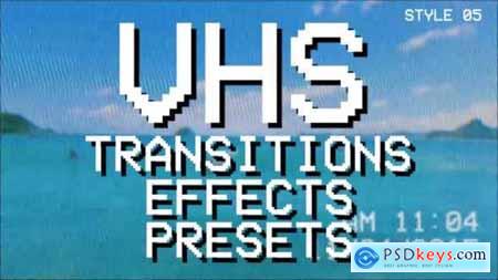 VHS Pack- transitions, effects, presets 22875034