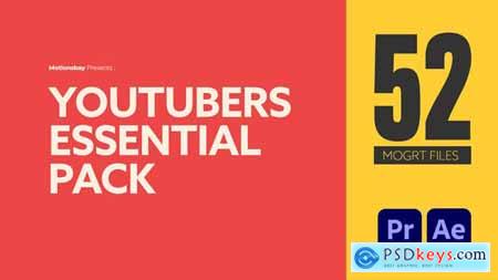 Youtubers Essential Pack MOGRT Premiere pro 31347358