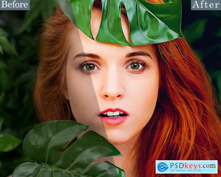 Jungle Painting Photoshop Action