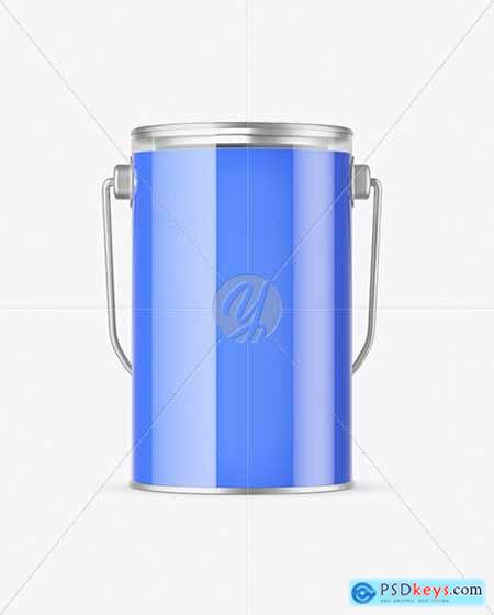 Clear Paint Bucket Mockup 79020