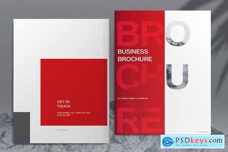 Red Business Brochure Template 6007073
