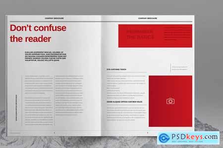 Multipurpose Red Brochure Template 6007171