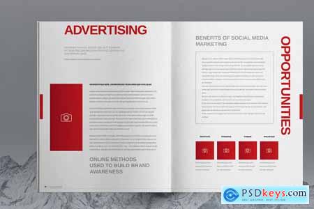 Red Business Brochure Template 6007073