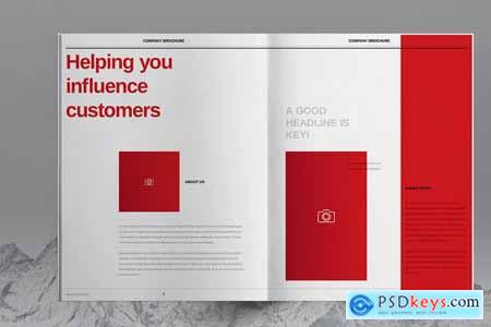 Multipurpose Red Brochure Template 6007171