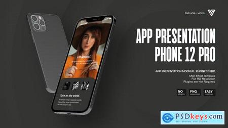 App Presentation Mockup - Phone 12 Pro 29481373