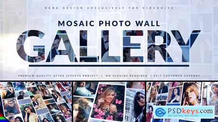 Mosaic Photo Gallery Logo Reveal 31061347