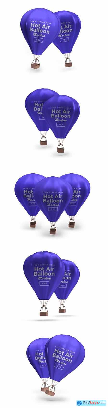 Hot air balloon mockup 2