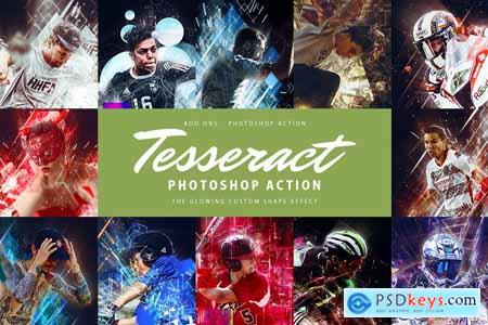 Tesseract Photoshop Action 4284639