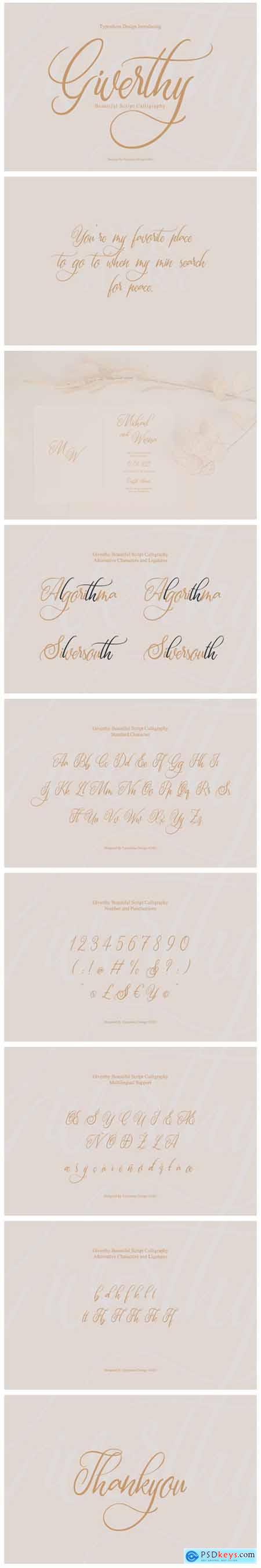 Giverthy Font