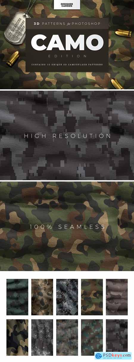 3D Camo Camouflage Patterns