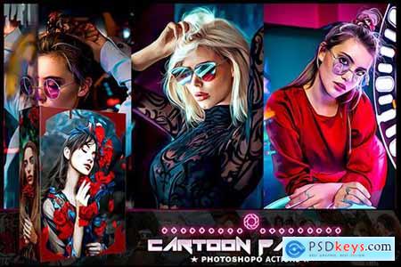 Cartoon Painting Photoshop Actions