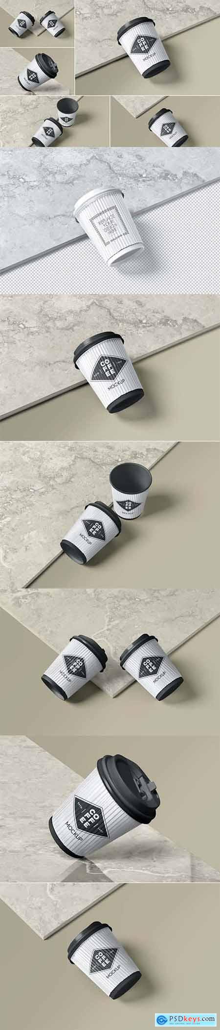Disposable Coffee Cup Mockups