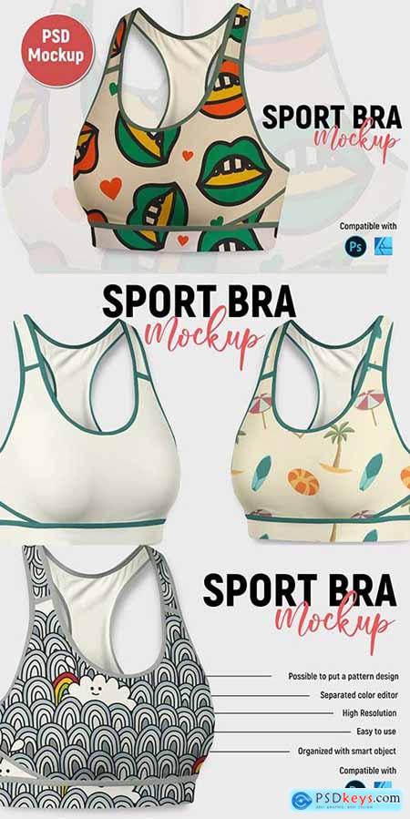Sport bra - Mockup 6078527