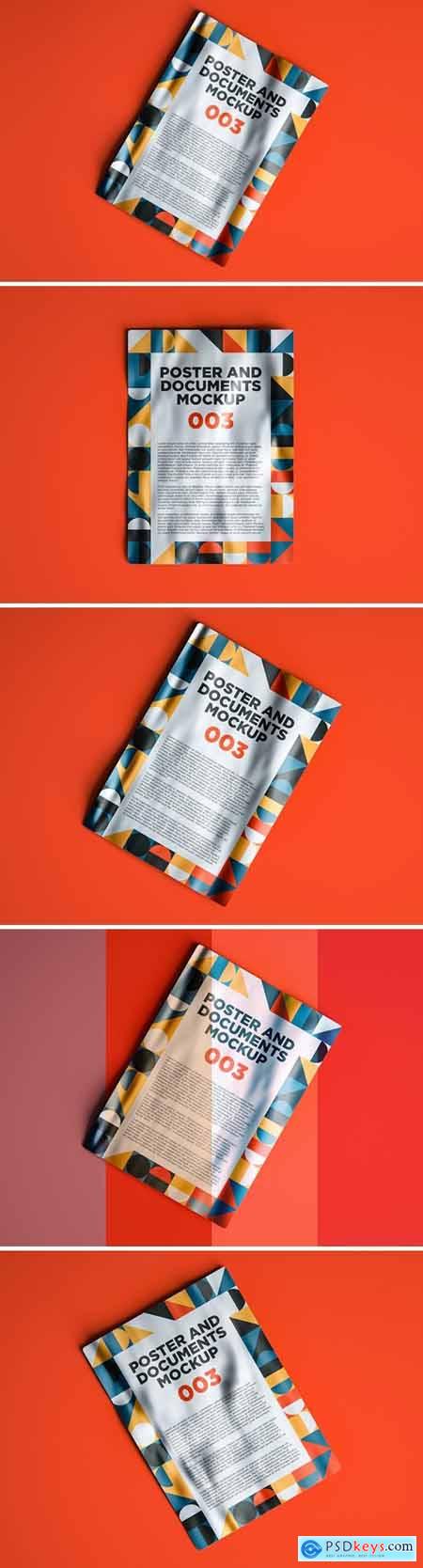 Poster And Documents Mockup 003
