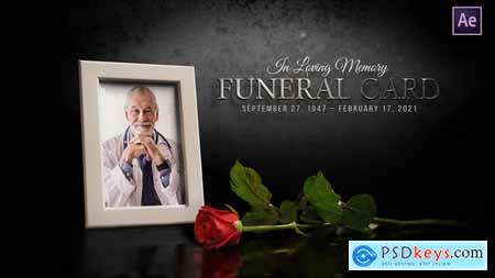 Funeral Flower Card - Memorial 31311632