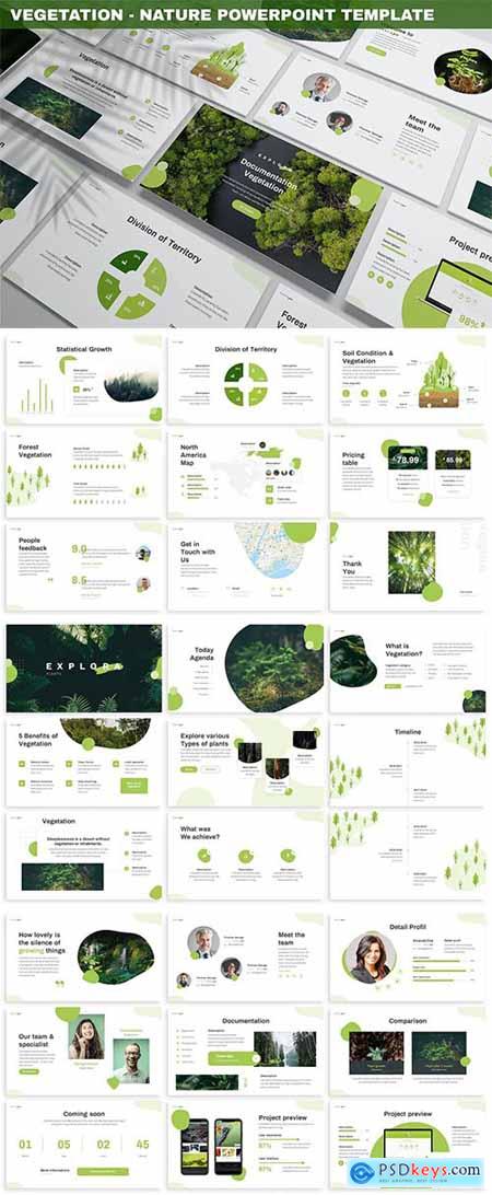 Vegetation - Nature Powerpoint Template