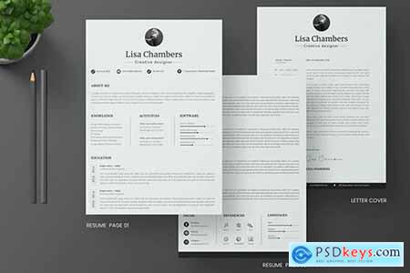 CV Resume & Letter Cover Template