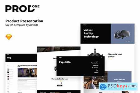 Prodone - Product Presentation Sketch Template