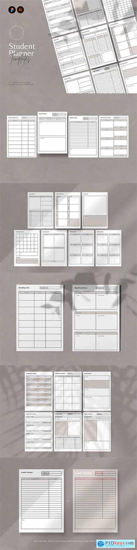 Student Planner Templates