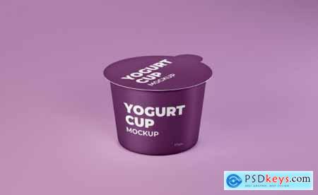 Dairy Product Cup Mockup