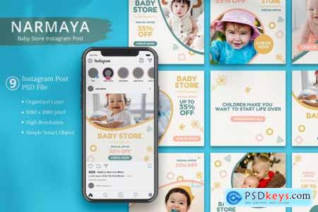 Narmaya - Baby Store Instagram Post