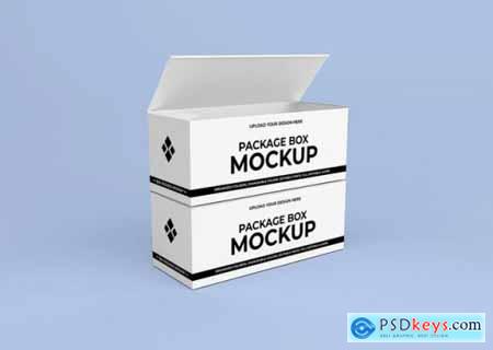 Cardboard box mockup