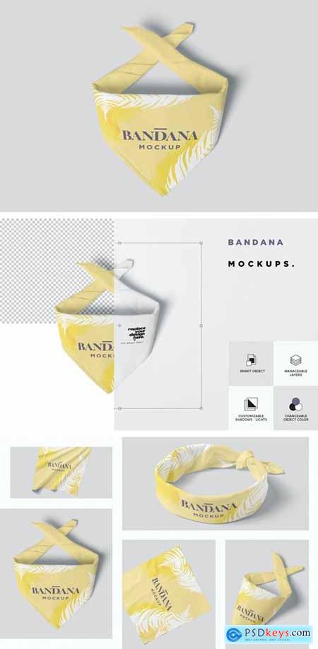 Download Bandana Mockups Free Download Photoshop Vector Stock Image Via Torrent Zippyshare From Psdkeys Com