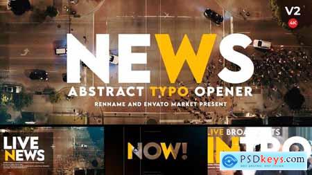 Typographic Abstract News Opener 27460021