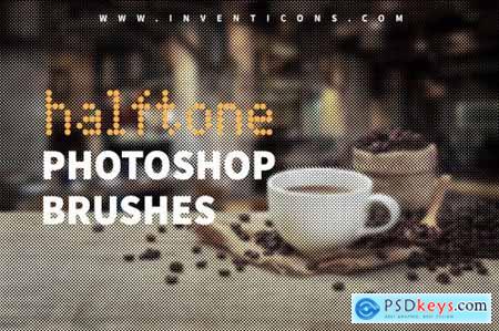 60 Halftone Photoshop Brushes 6028561