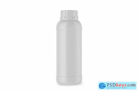 Matte Plastic Bottle Mockup 6063326