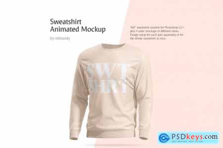 Sweatshirt Animated Mockup 4520102