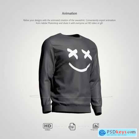 Sweatshirt Animated Mockup 4520102