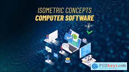 Computer Software - Isometric Concept 31693664