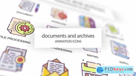Documents & Achives - Animation Icons 31339406