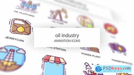 Oil industry - Animation Icons 31339556
