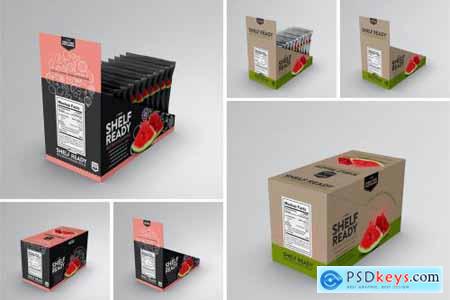 Retail Shelfbox 21 Packaging Mockup