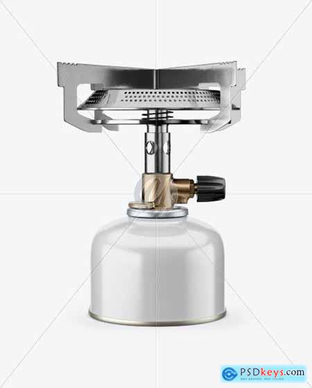 100g Gas Canister w- Stove Mockup 82461