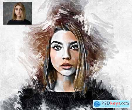 Drawing Paint Photoshop Action 31259536